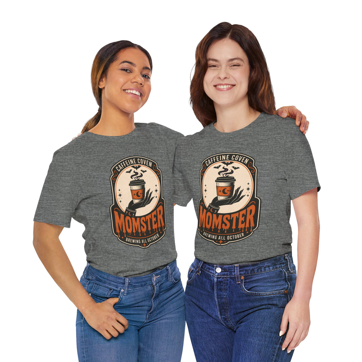 Halloween Momster Coffee Caffeine Shirt