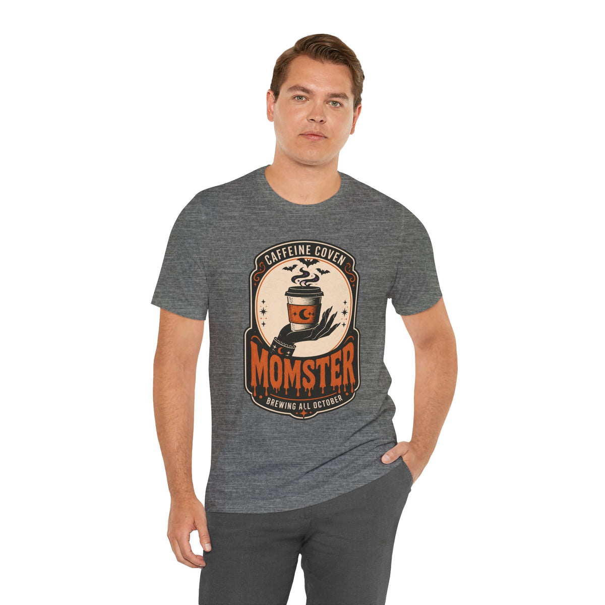 Halloween Momster Coffee Caffeine Shirt