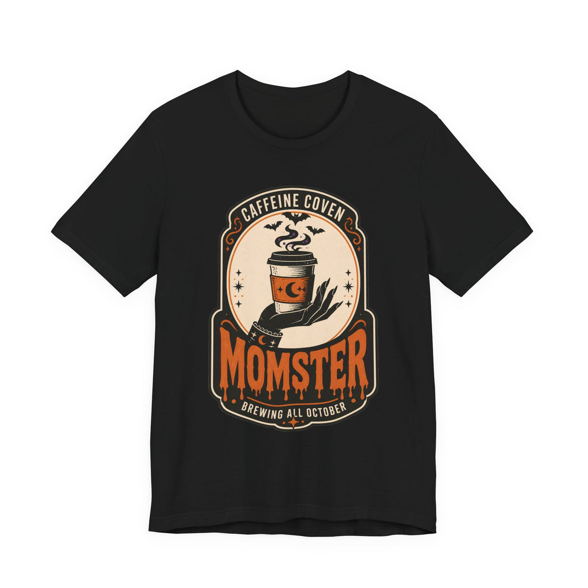 Halloween Momster Coffee Caffeine Shirt
