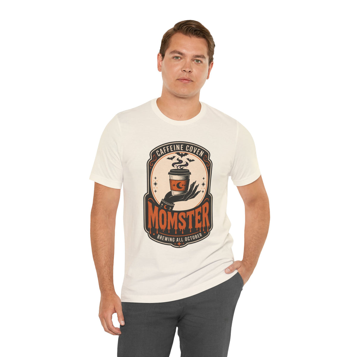 Halloween Momster Coffee Caffeine Shirt