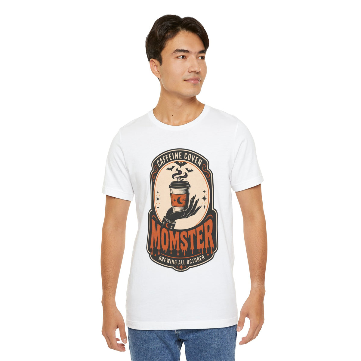Halloween Momster Coffee Caffeine Shirt
