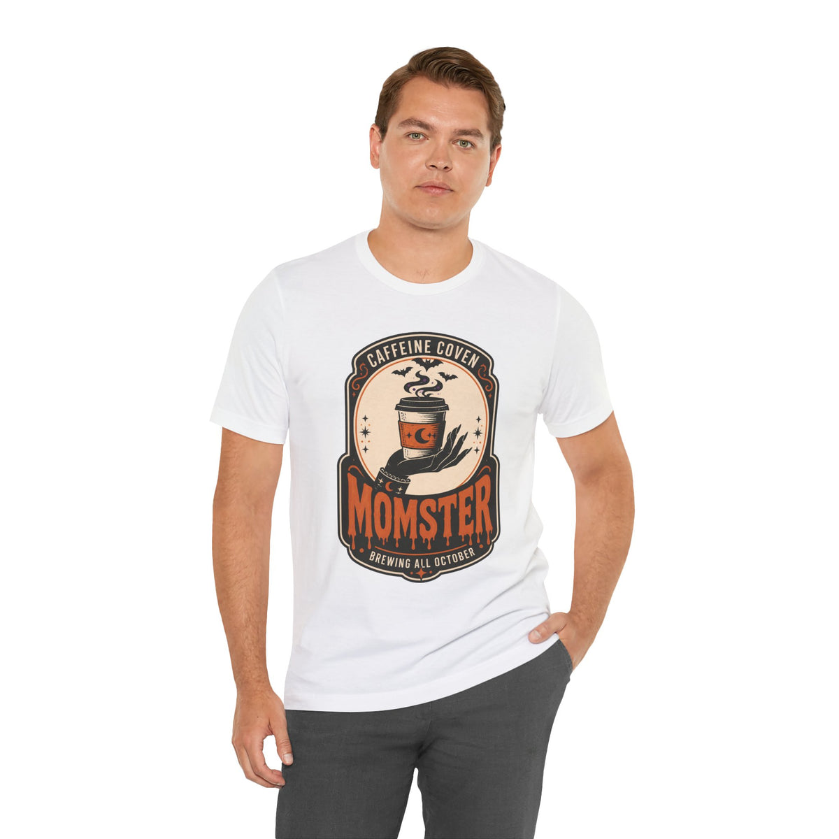 Halloween Momster Coffee Caffeine Shirt