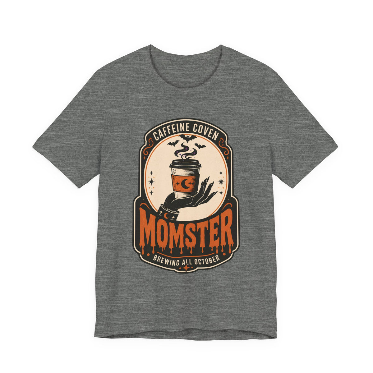 Halloween Momster Coffee Caffeine Shirt