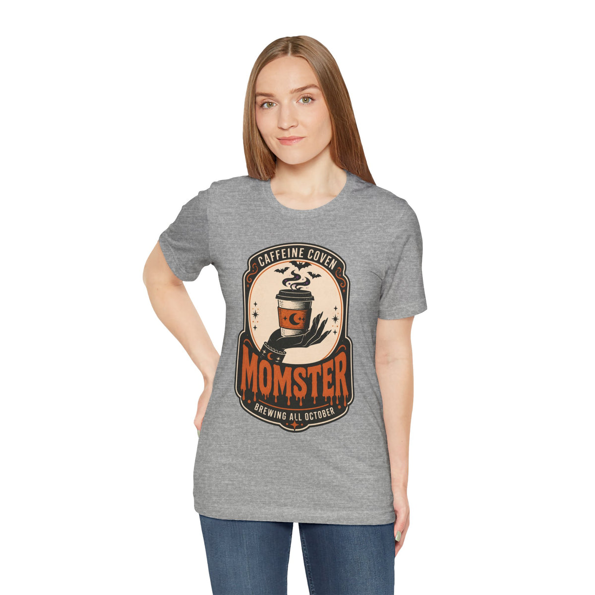 Halloween Momster Coffee Caffeine Shirt