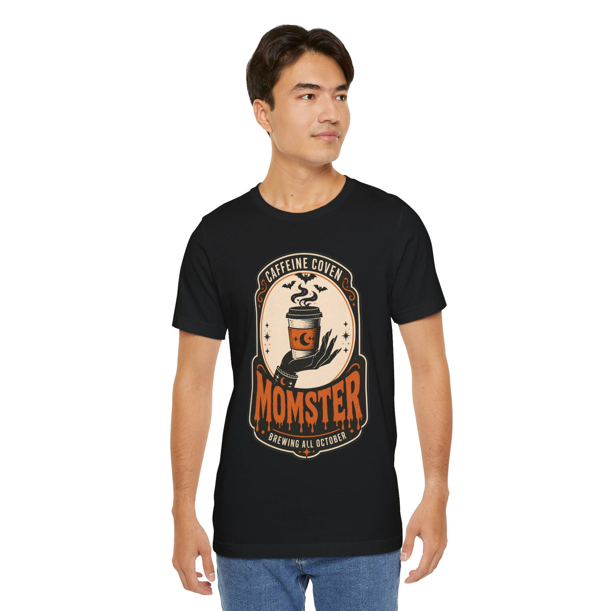 Halloween Momster Coffee Caffeine Shirt