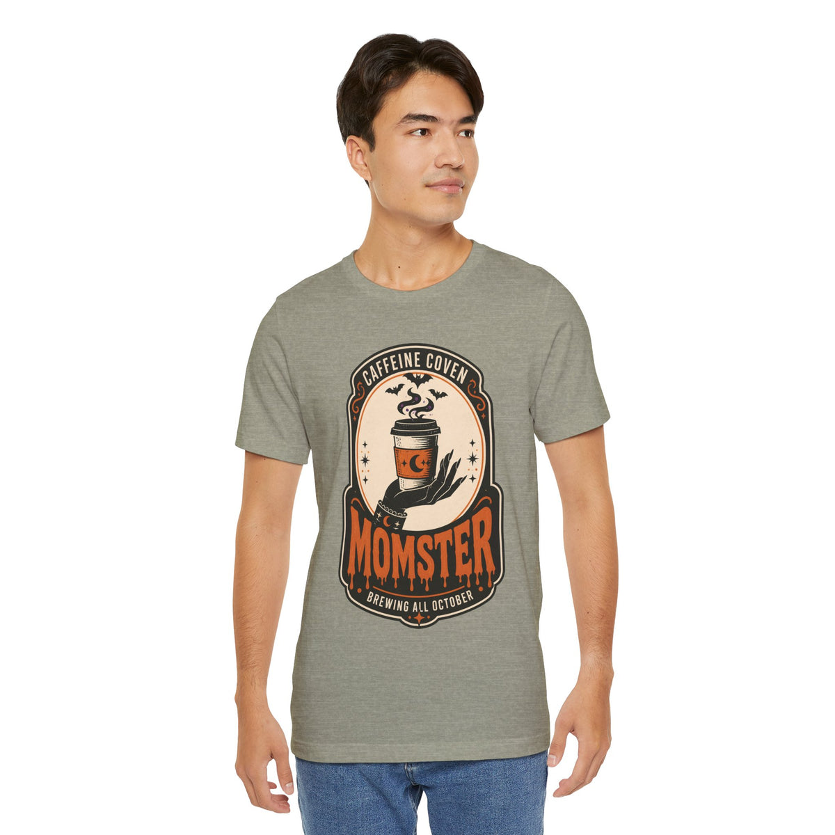 Halloween Momster Coffee Caffeine Shirt