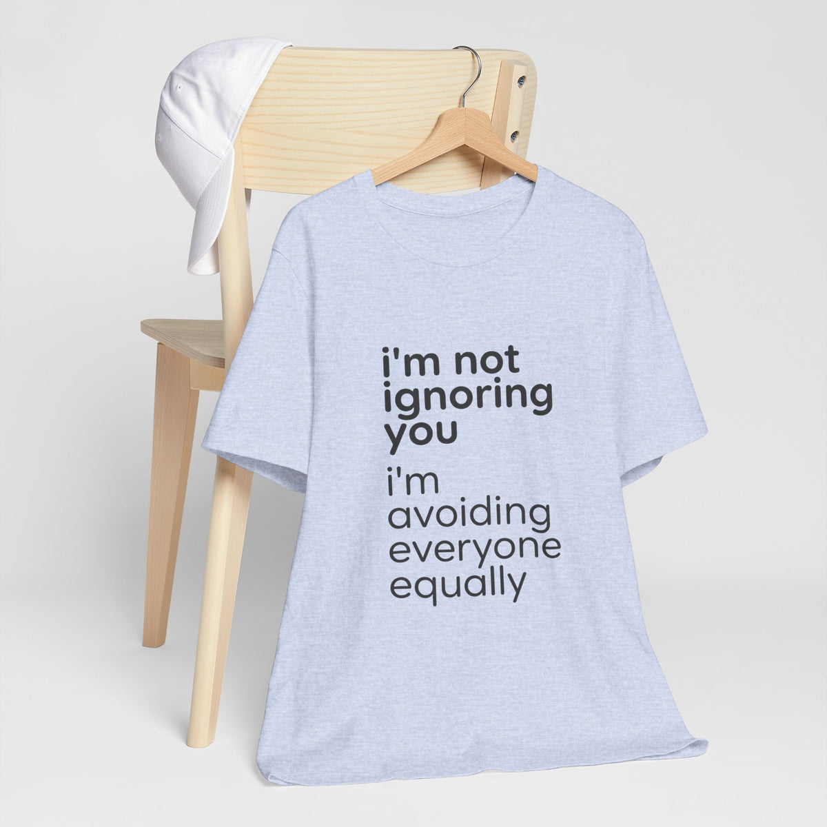 i'm not ignoring you i'm avoiding everyone equally Tee | Grumpy Humor, Introvert Shirt
