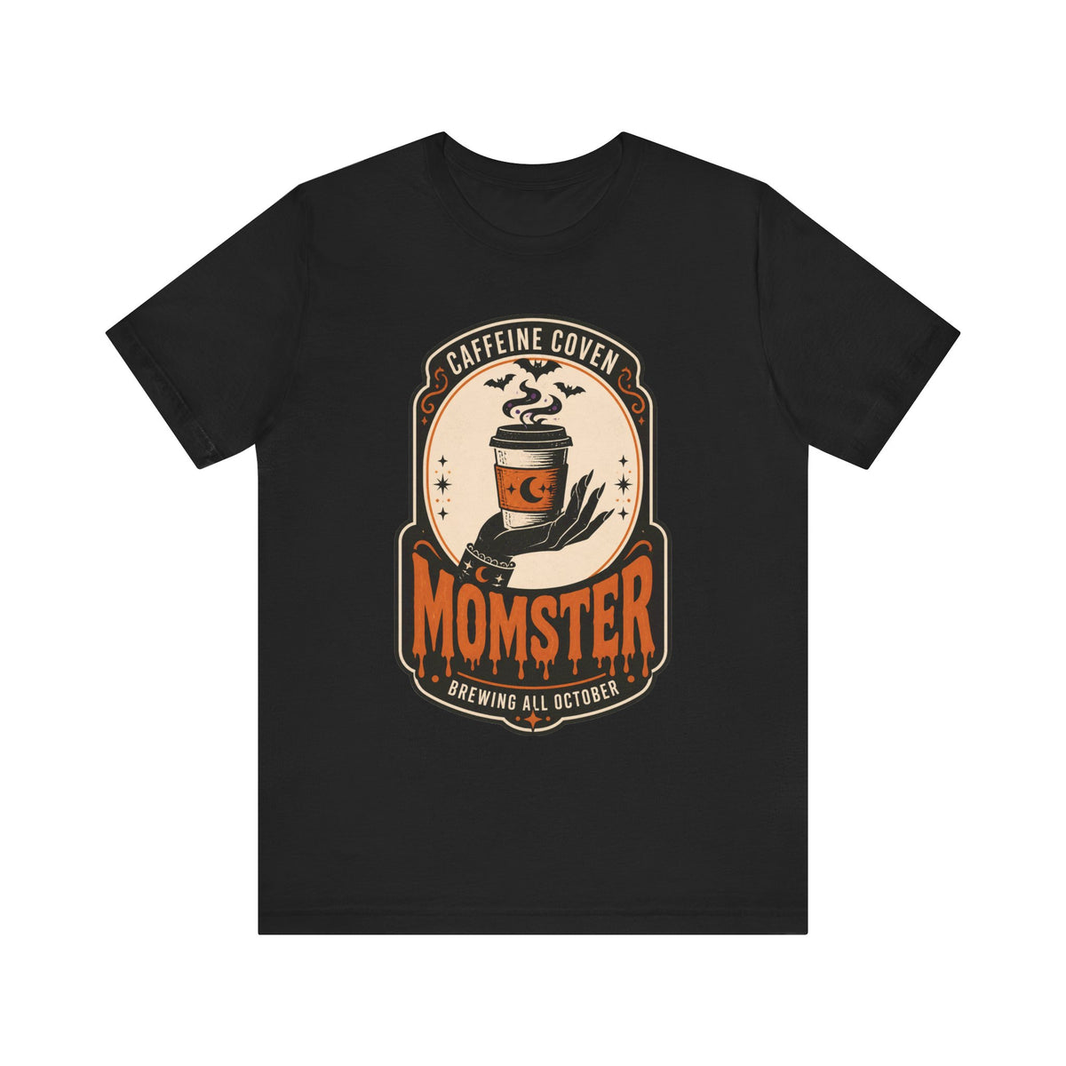 Halloween Momster Coffee Caffeine Shirt