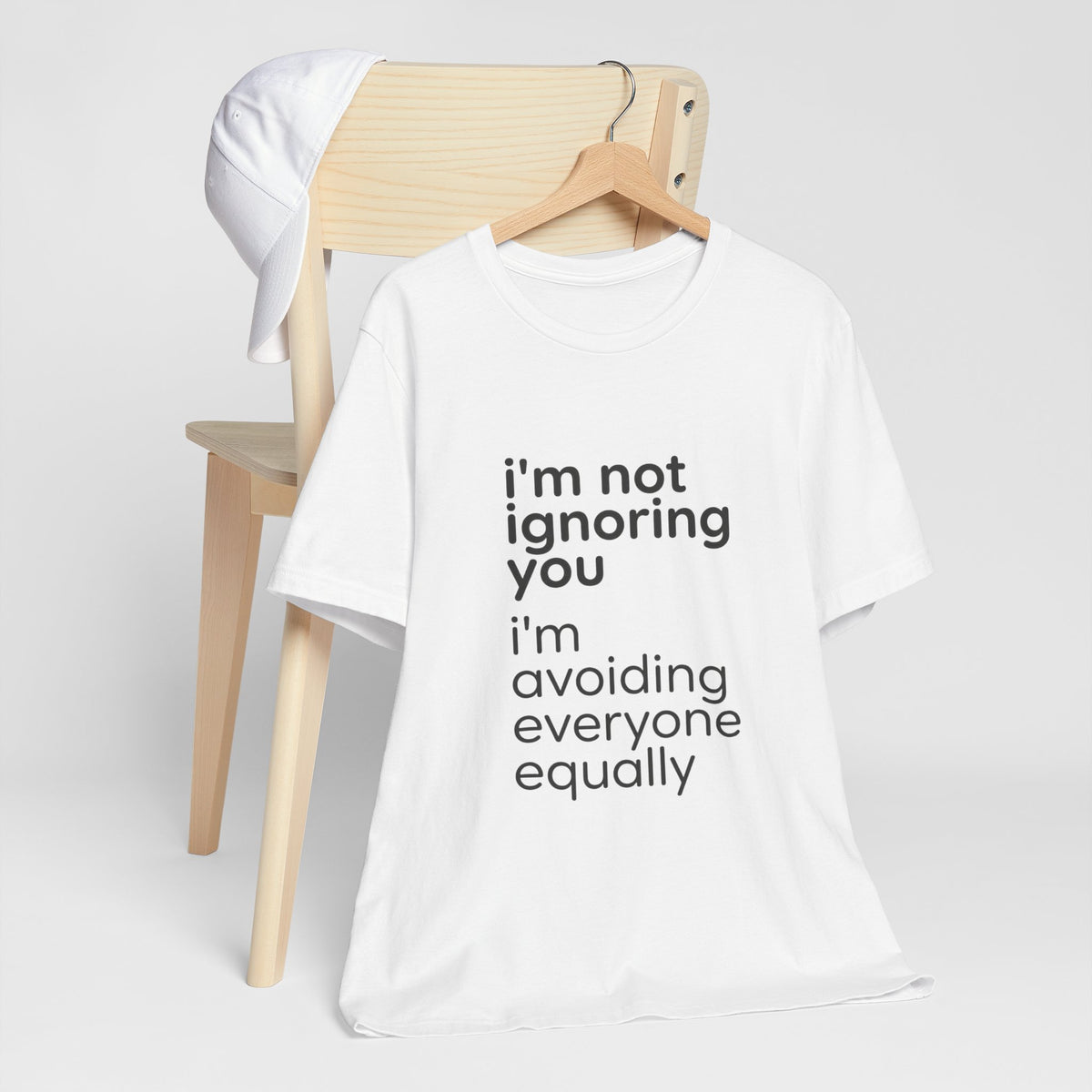 i'm not ignoring you i'm avoiding everyone equally Tee | Grumpy Humor, Introvert Shirt