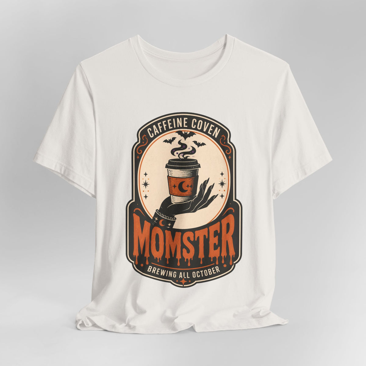 Halloween Momster Coffee Caffeine Shirt