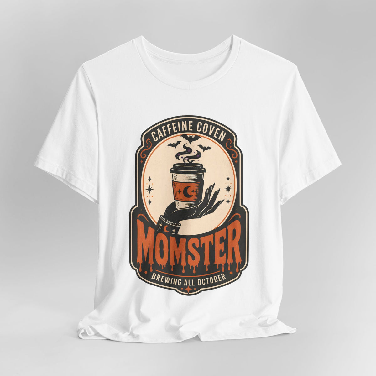 Halloween Momster Coffee Caffeine Shirt