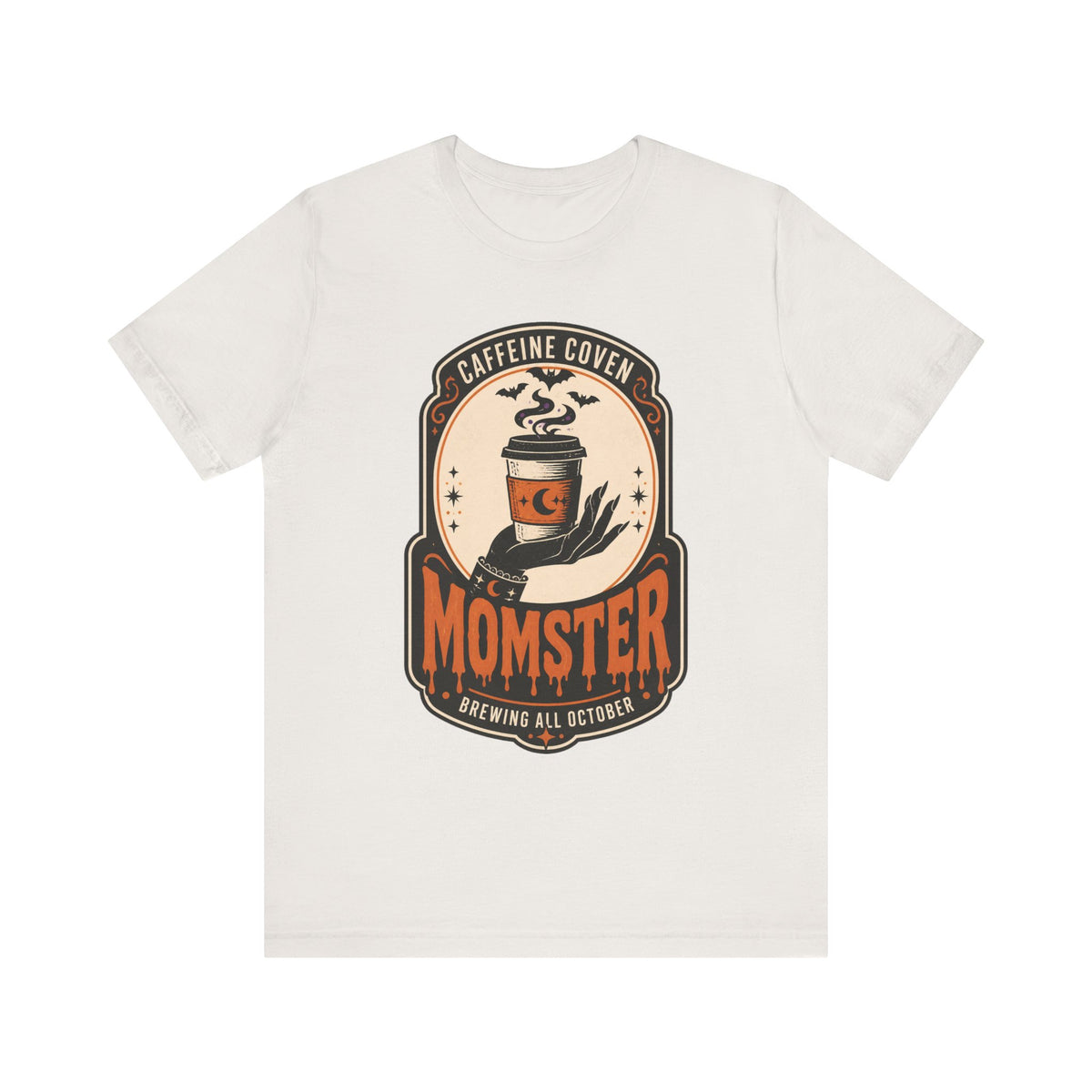 Halloween Momster Coffee Caffeine Shirt