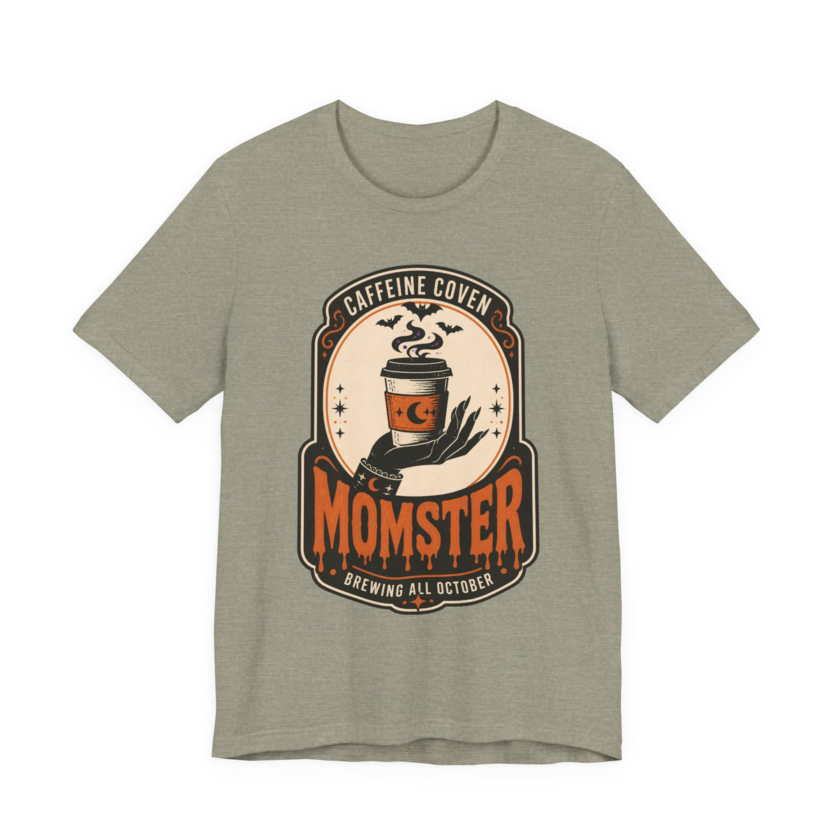 Halloween Momster Coffee Caffeine Shirt