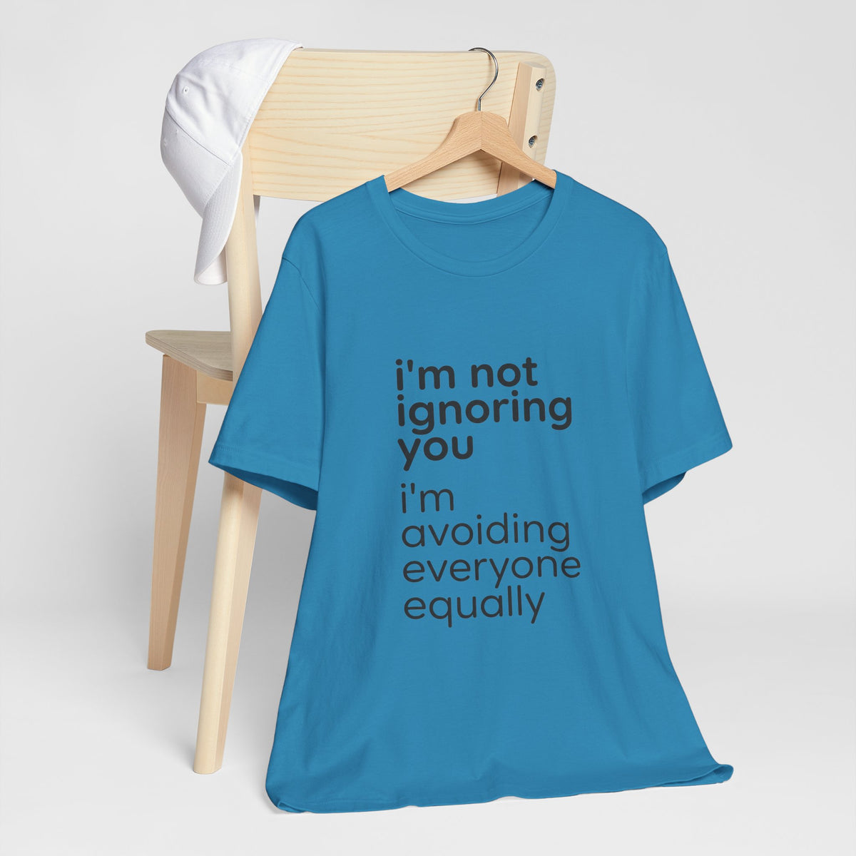 i'm not ignoring you i'm avoiding everyone equally Tee | Grumpy Humor, Introvert Shirt