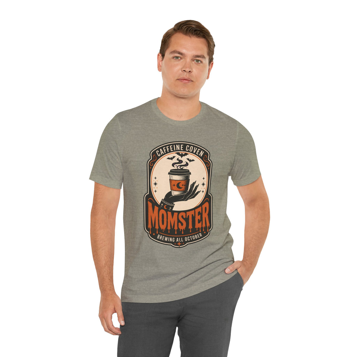 Halloween Momster Coffee Caffeine Shirt