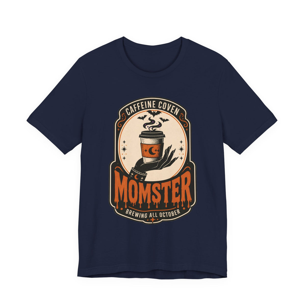 Halloween Momster Coffee Caffeine Shirt
