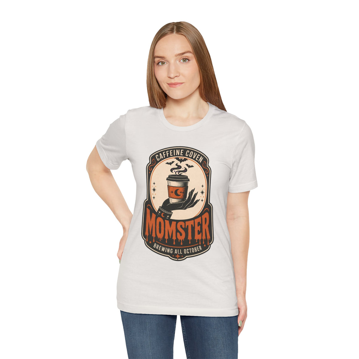 Halloween Momster Coffee Caffeine Shirt