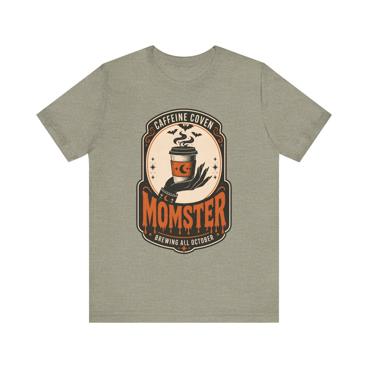 Halloween Momster Coffee Caffeine Shirt