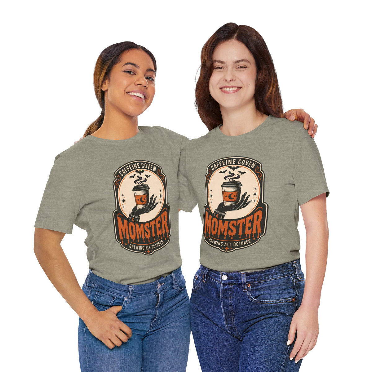 Halloween Momster Coffee Caffeine Shirt