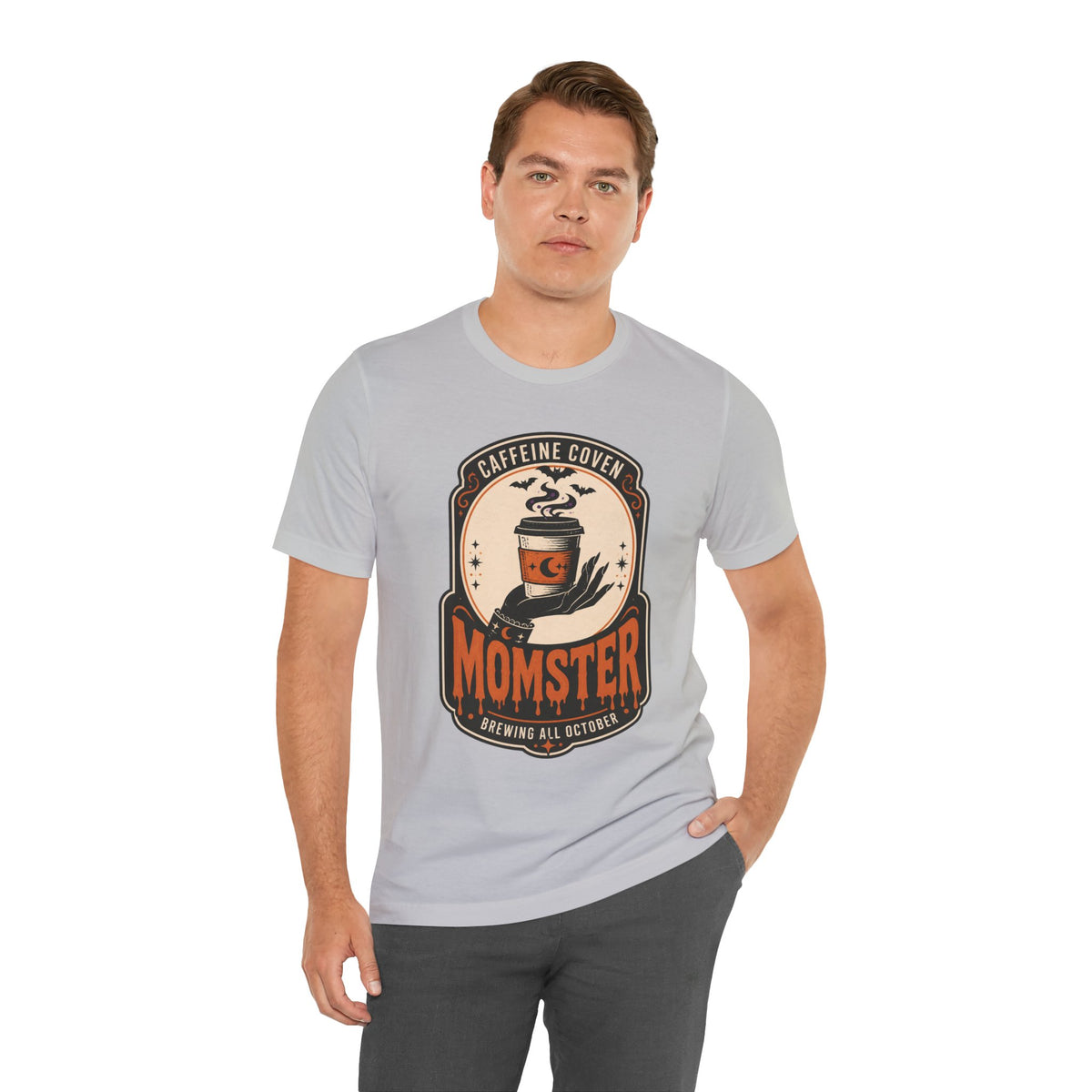 Halloween Momster Coffee Caffeine Shirt