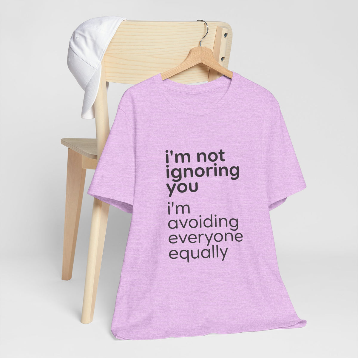 i'm not ignoring you i'm avoiding everyone equally Tee | Grumpy Humor, Introvert Shirt