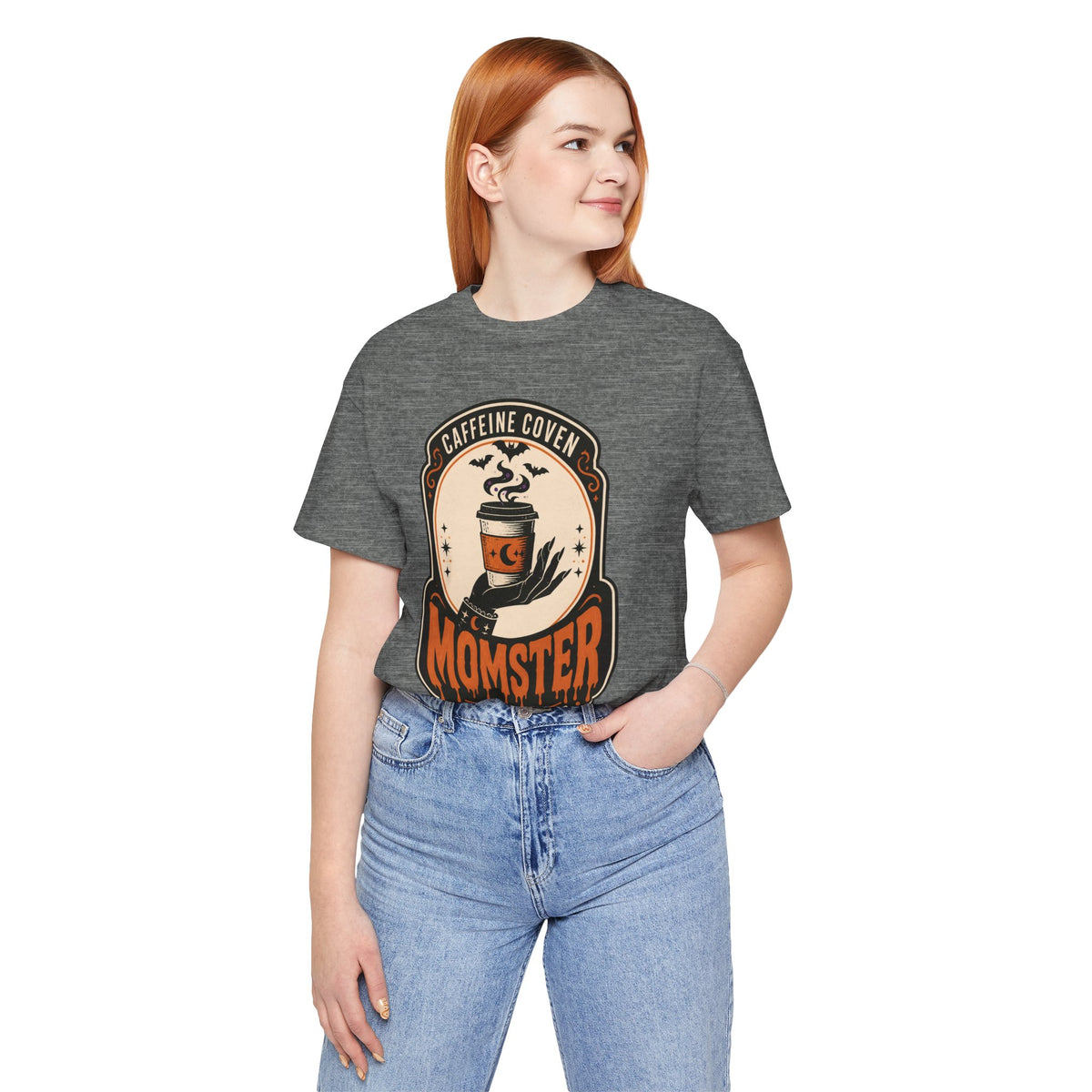 Halloween Momster Coffee Caffeine Shirt