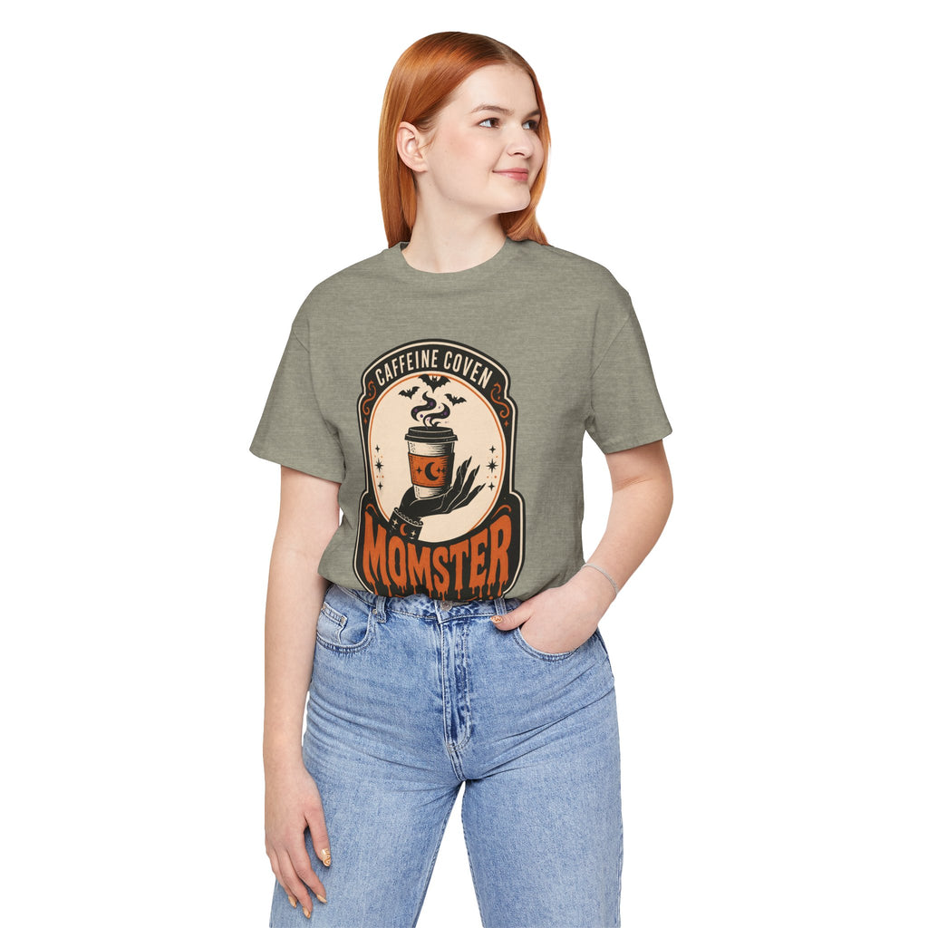 Halloween Momster Coffee Caffeine Shirt