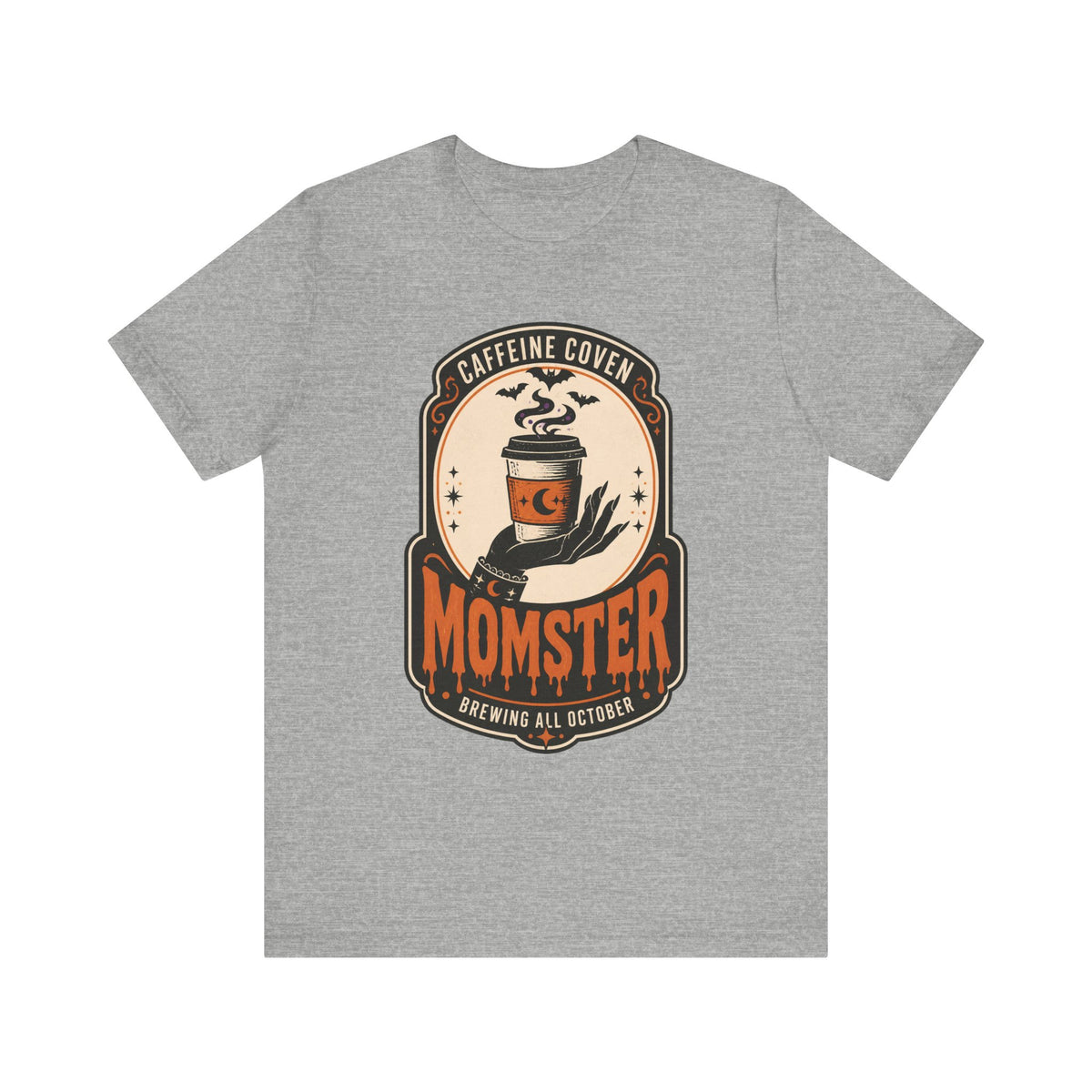 Halloween Momster Coffee Caffeine Shirt