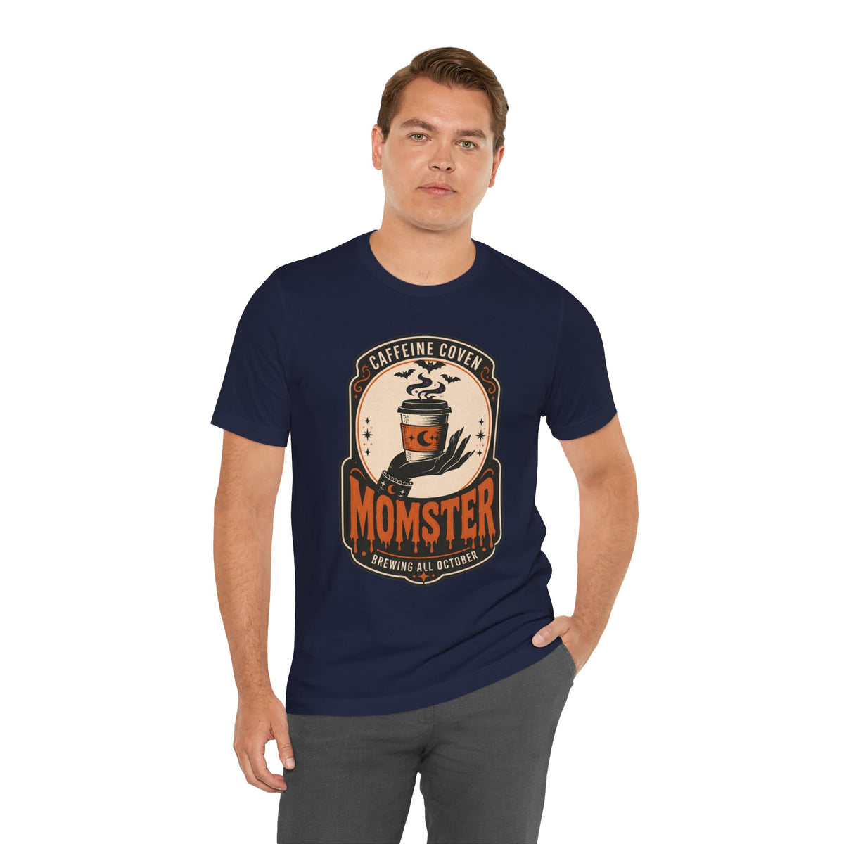 Halloween Momster Coffee Caffeine Shirt