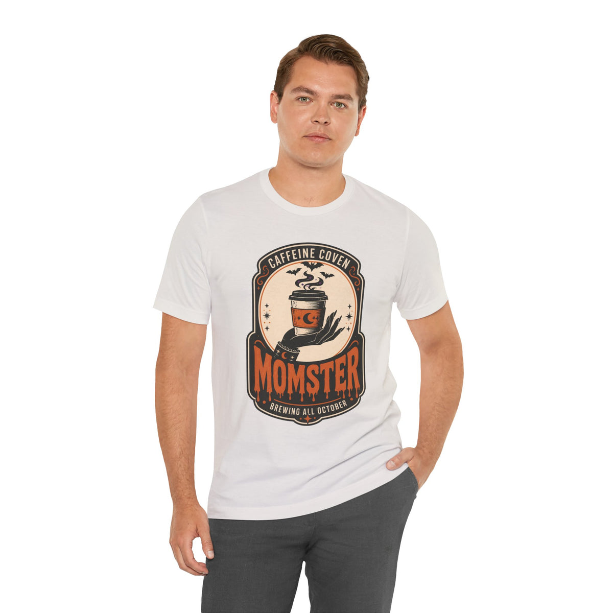 Halloween Momster Coffee Caffeine Shirt
