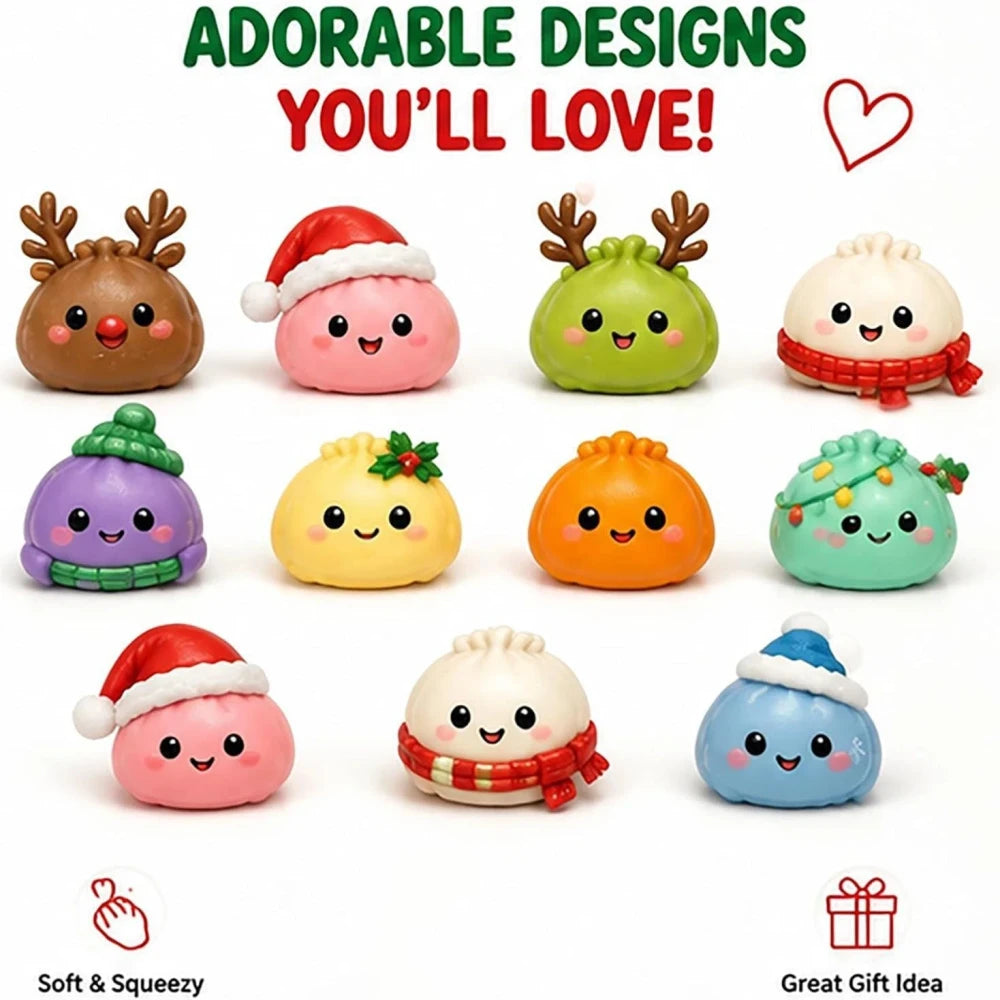 🎄 24-Day Christmas Squishy Advent Calendar — A Surprise Every Day!
