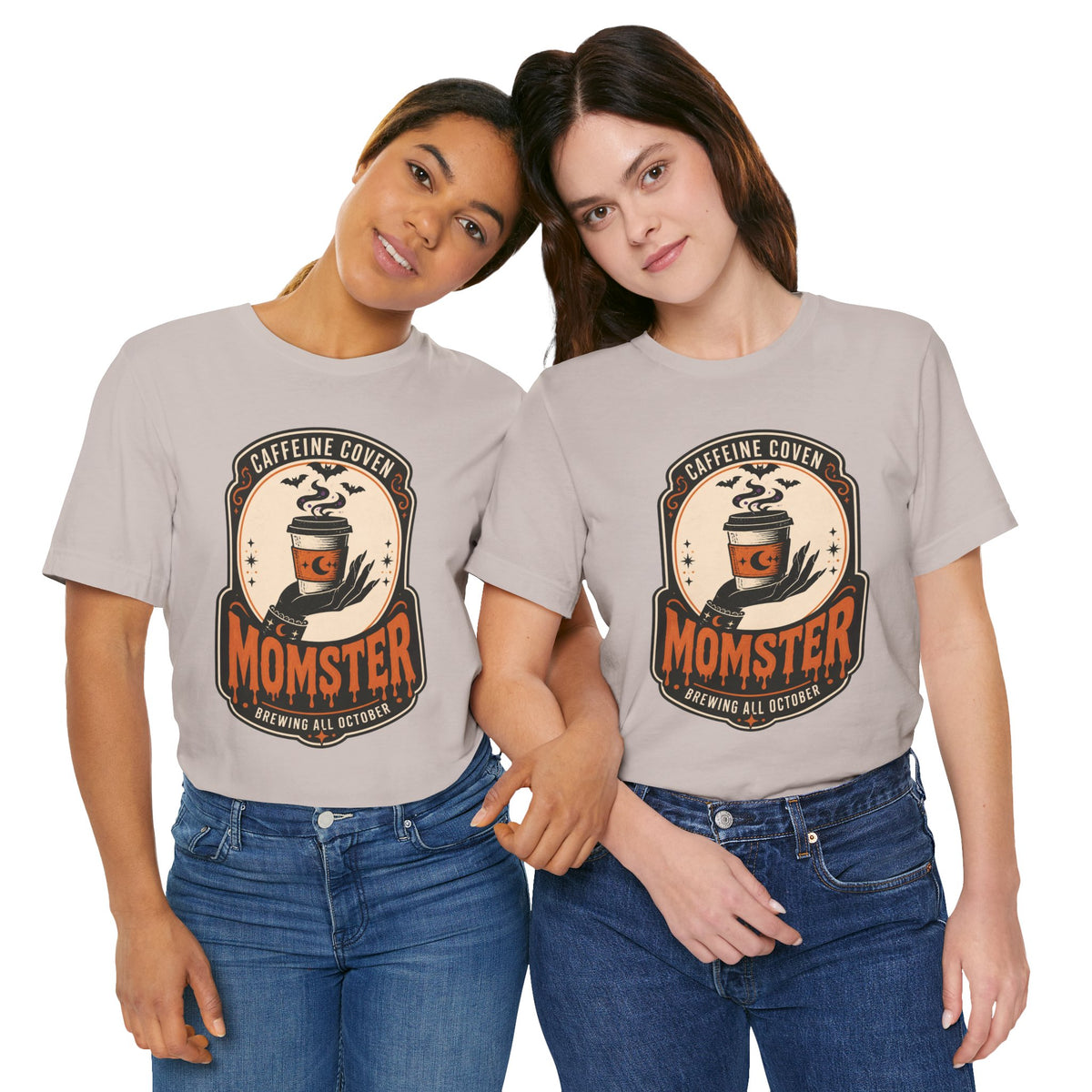 Halloween Momster Coffee Caffeine Shirt