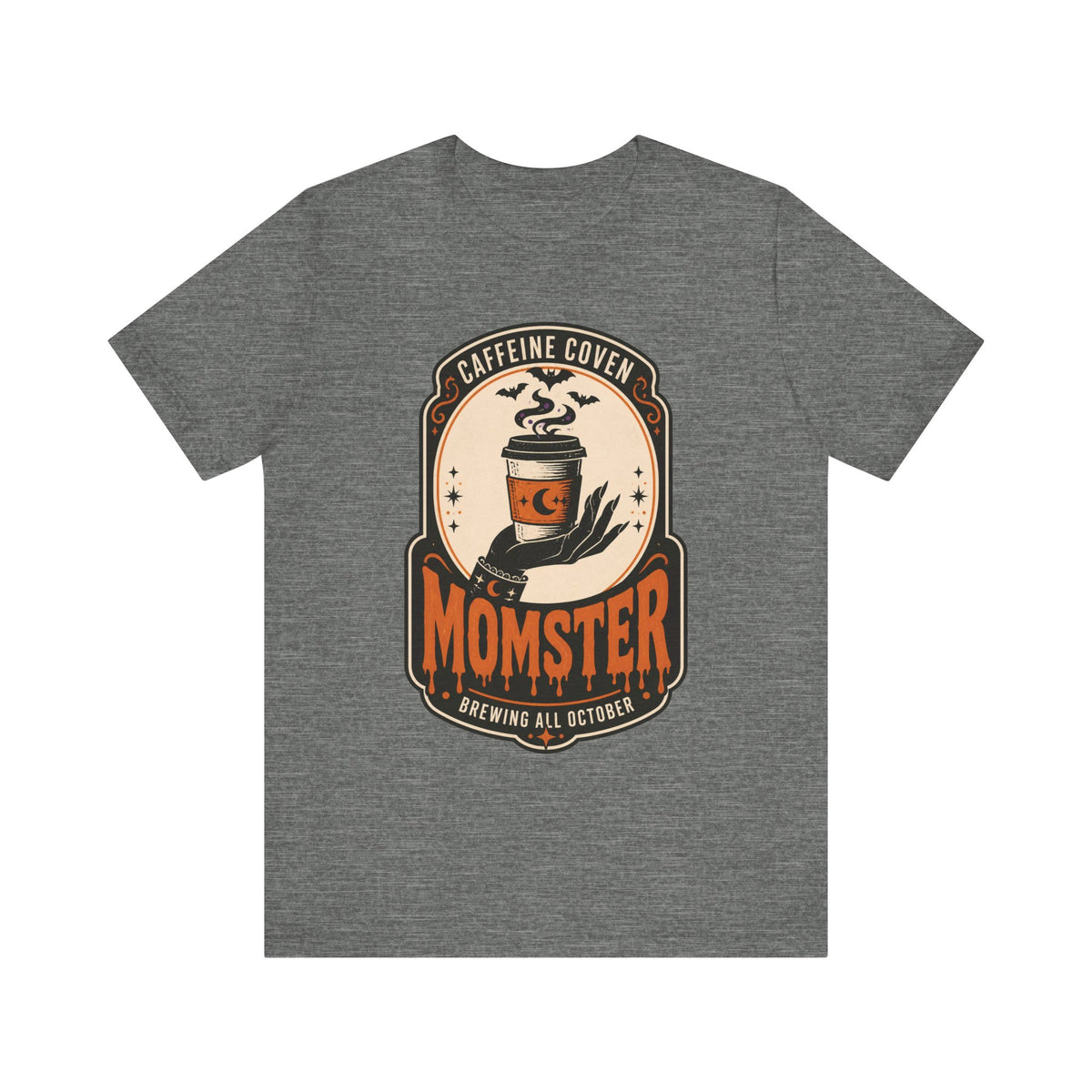 Halloween Momster Coffee Caffeine Shirt