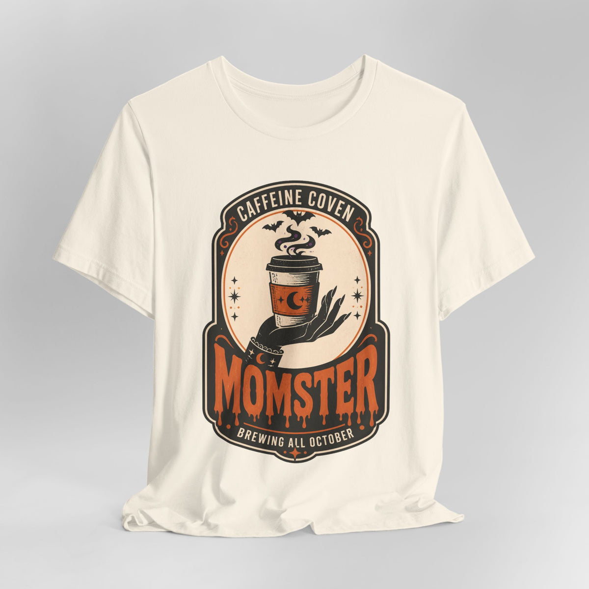 Halloween Momster Coffee Caffeine Shirt