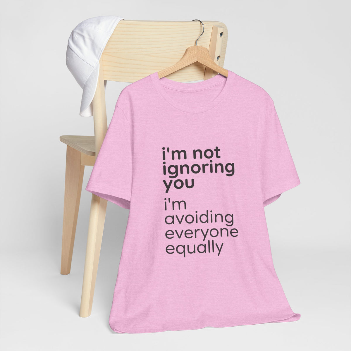 i'm not ignoring you i'm avoiding everyone equally Tee | Grumpy Humor, Introvert Shirt