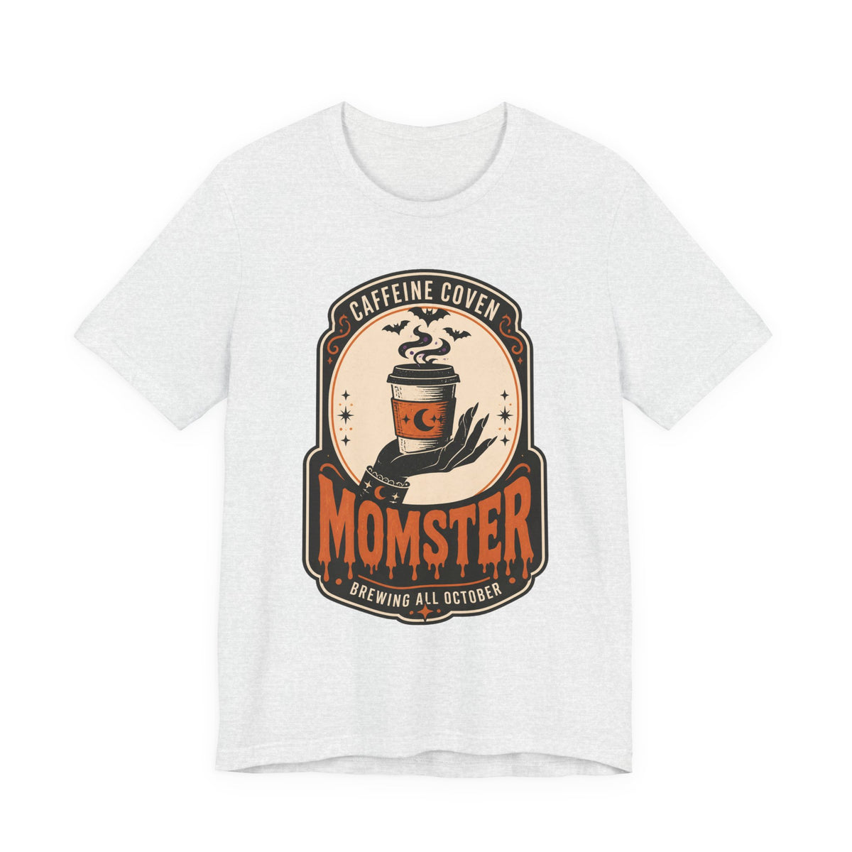 Halloween Momster Coffee Caffeine Shirt