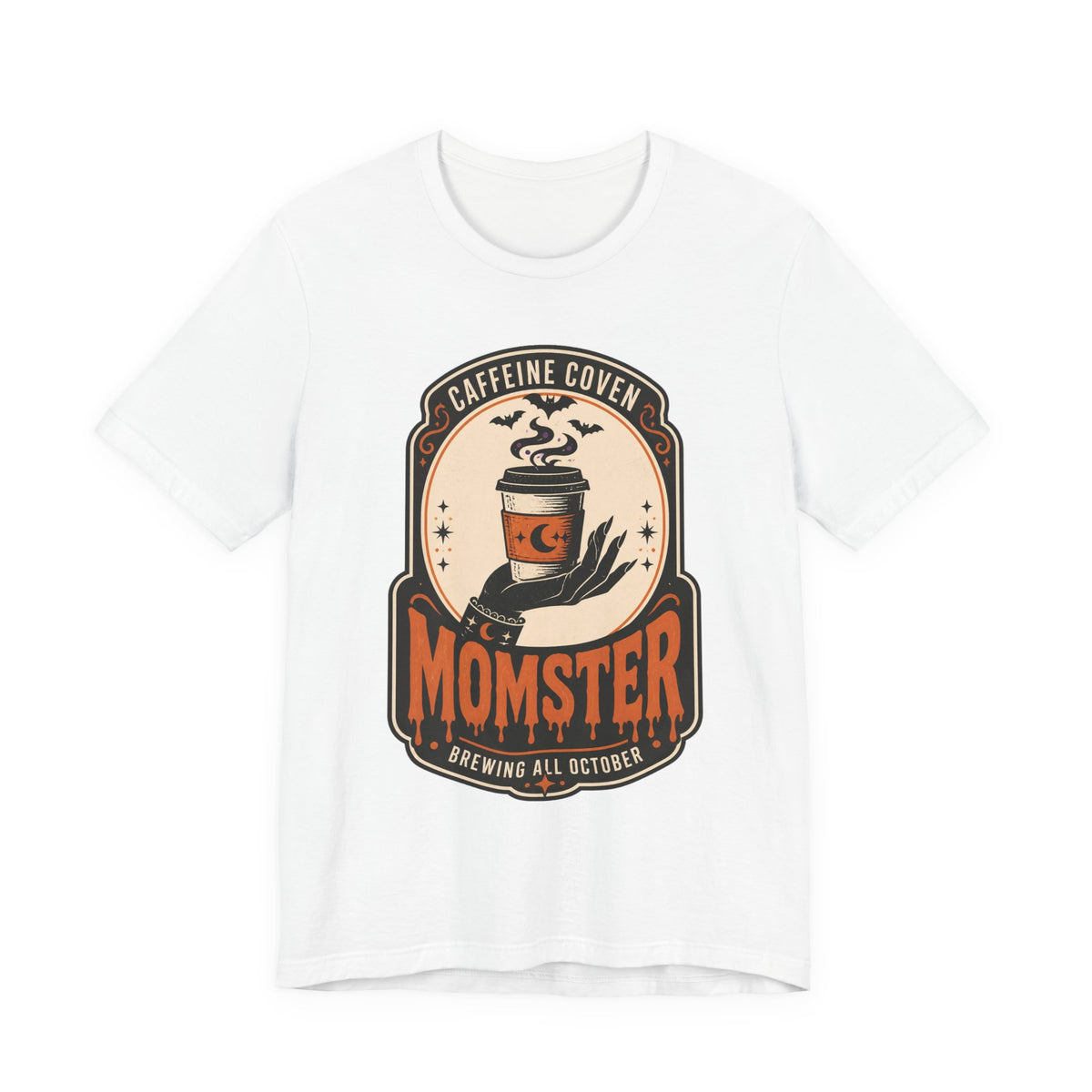 Halloween Momster Coffee Caffeine Shirt