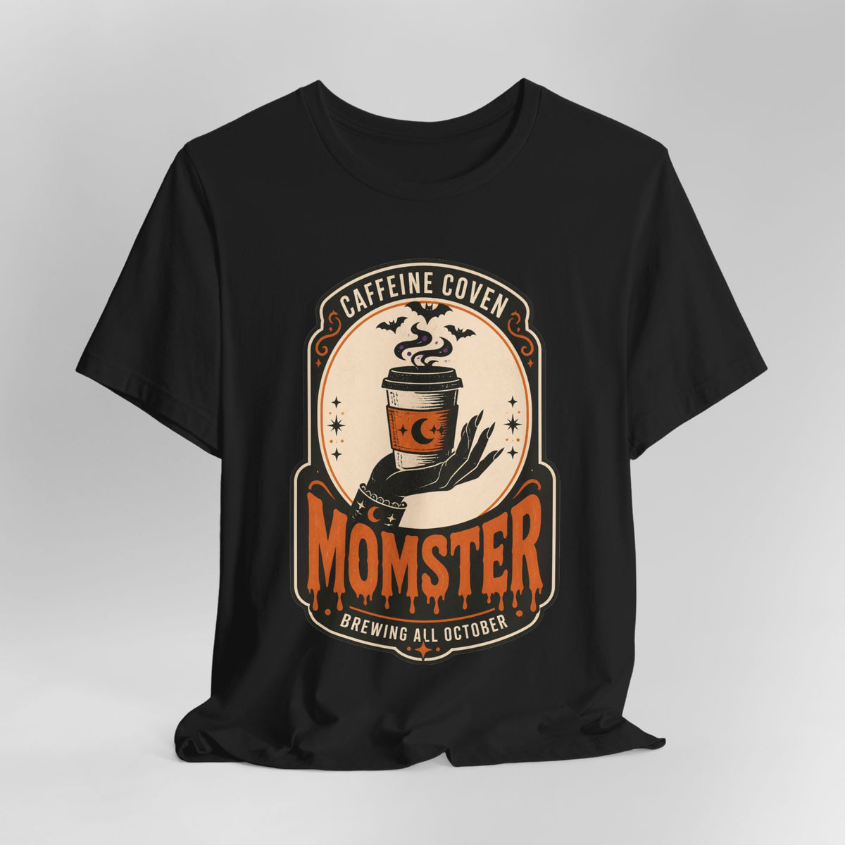 Halloween Momster Coffee Caffeine Shirt