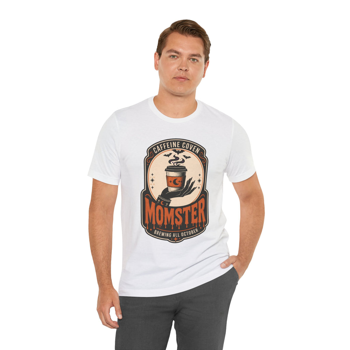 Halloween Momster Coffee Caffeine Shirt