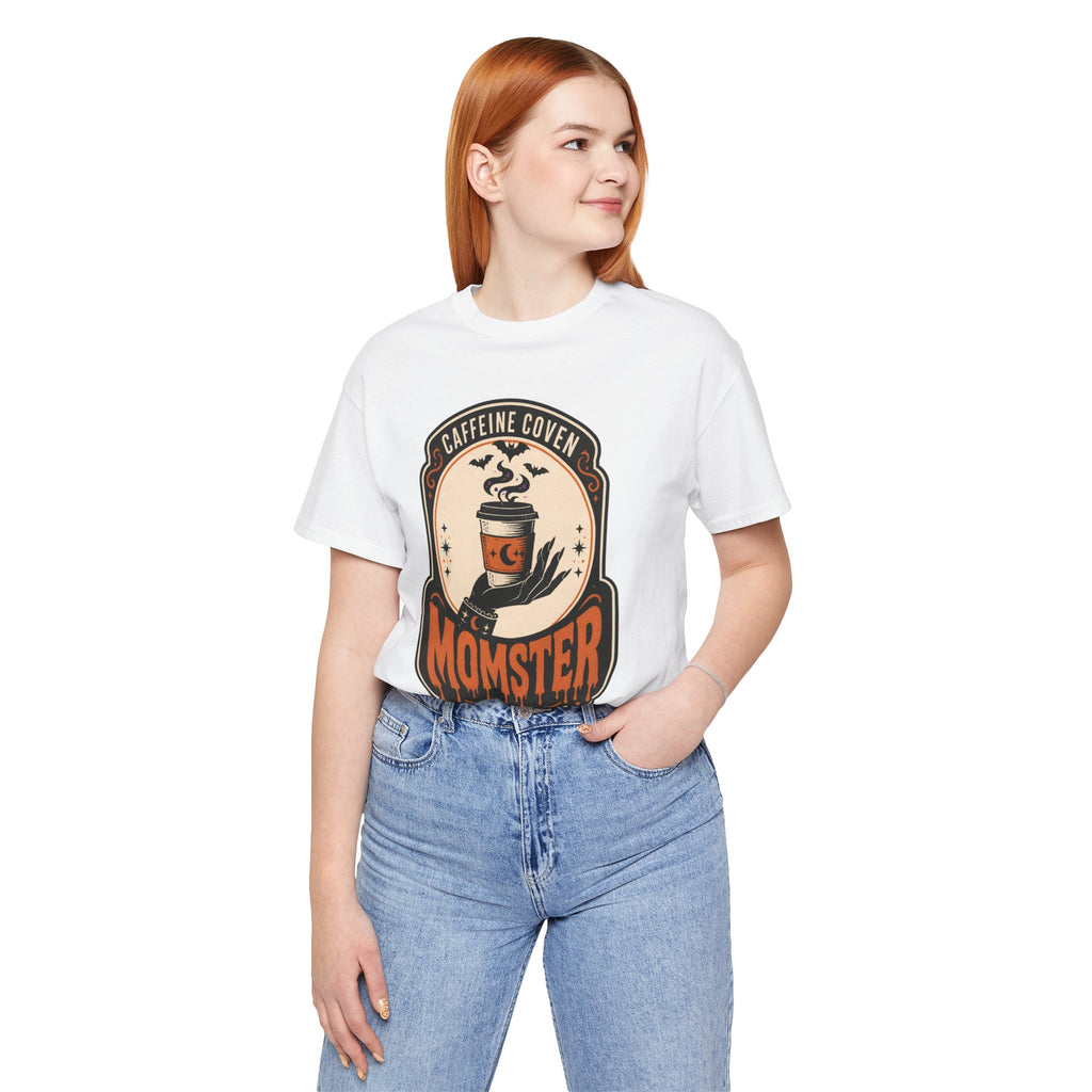 Halloween Momster Coffee Caffeine Shirt