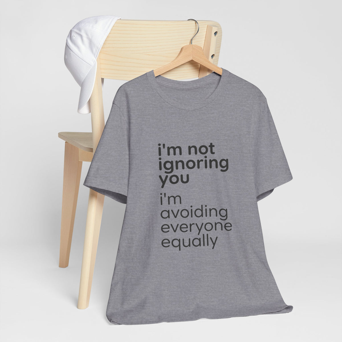 i'm not ignoring you i'm avoiding everyone equally Tee | Grumpy Humor, Introvert Shirt