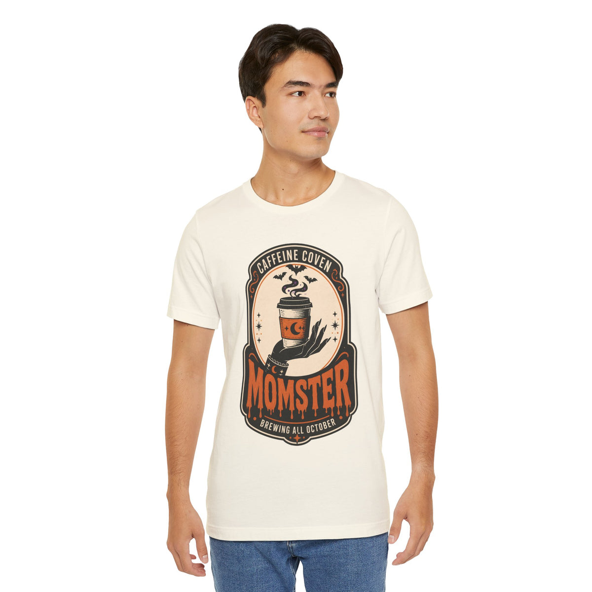 Halloween Momster Coffee Caffeine Shirt