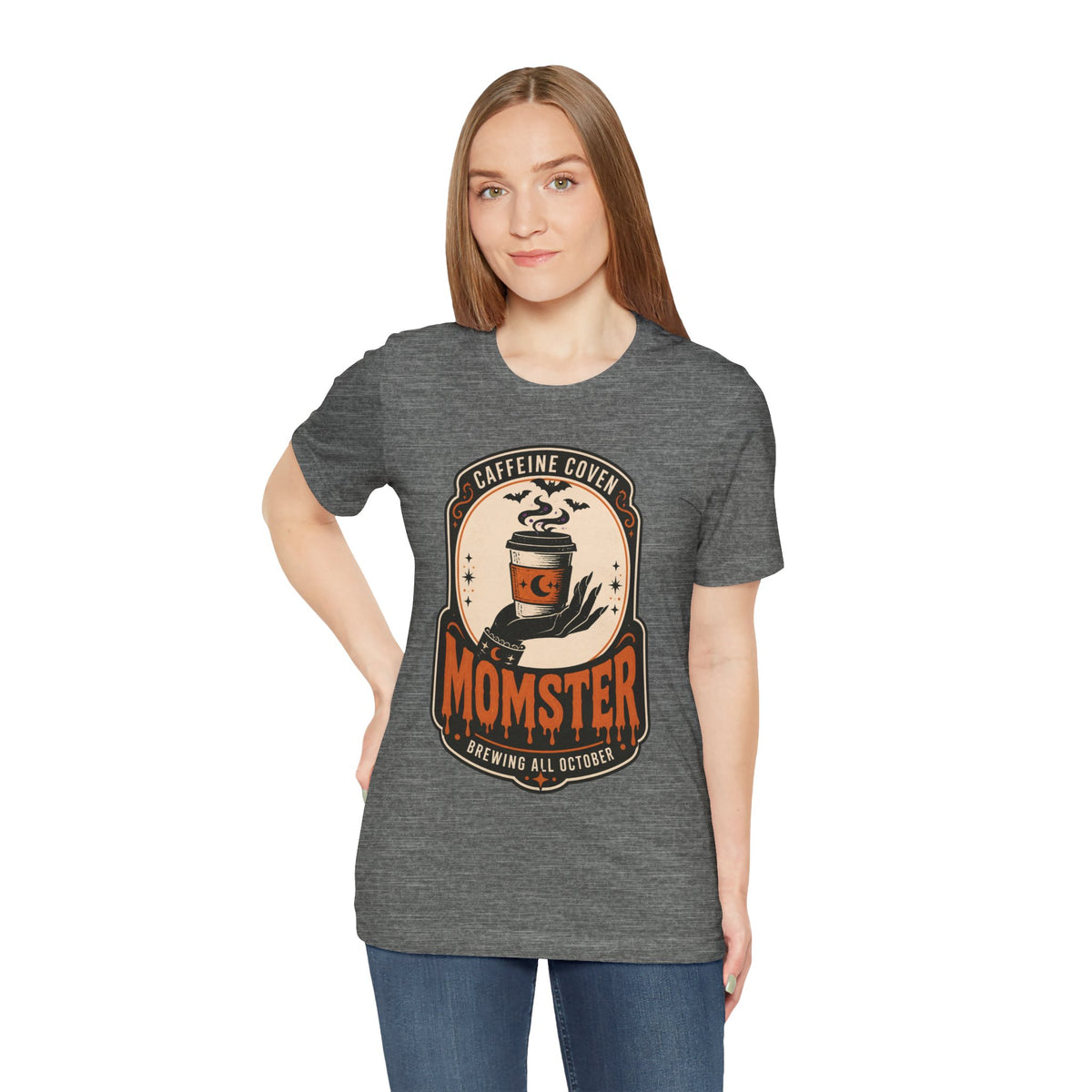 Halloween Momster Coffee Caffeine Shirt