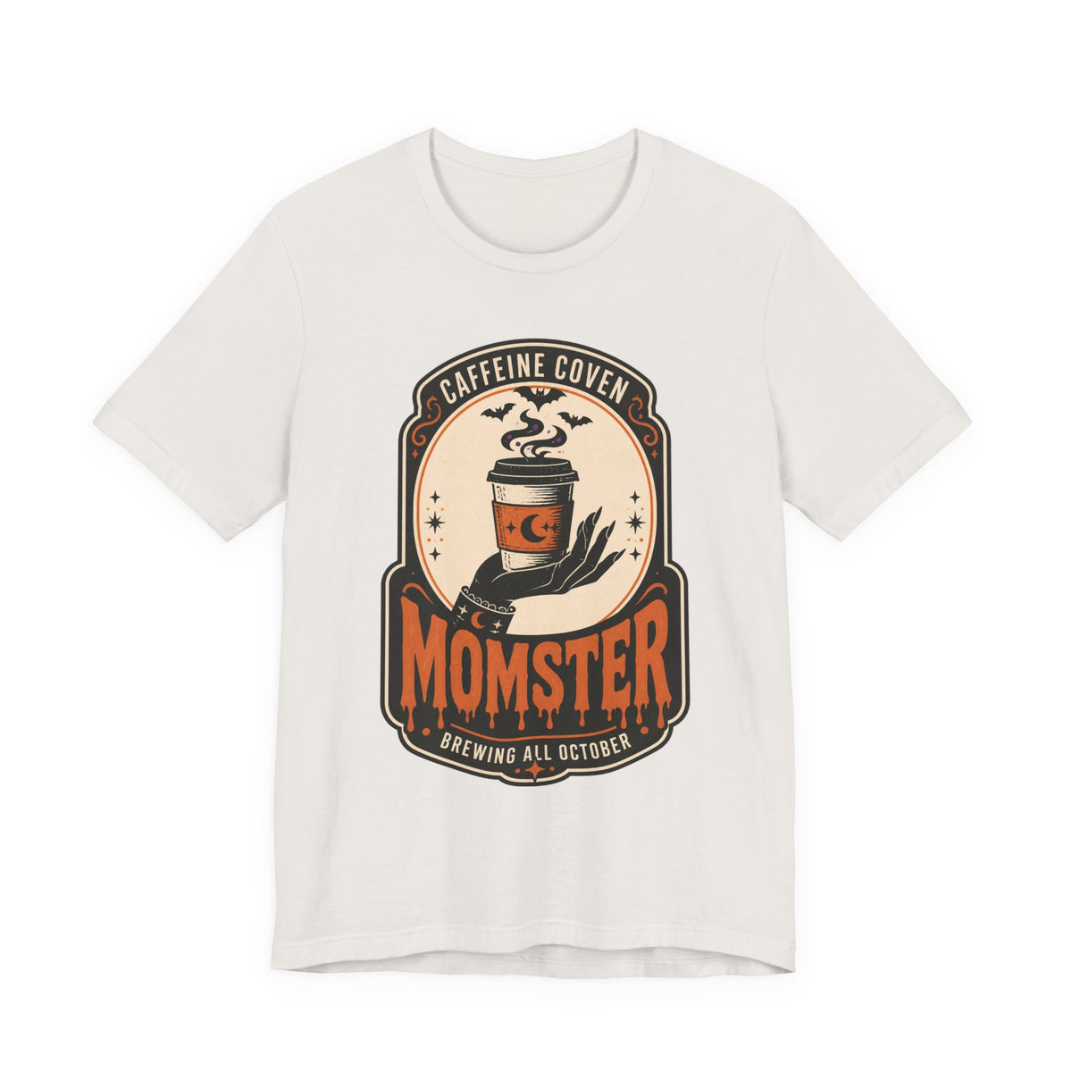 Halloween Momster Coffee Caffeine Shirt
