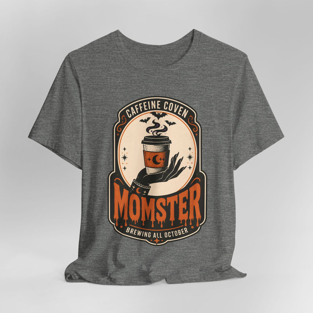 Halloween Momster Coffee Caffeine Shirt