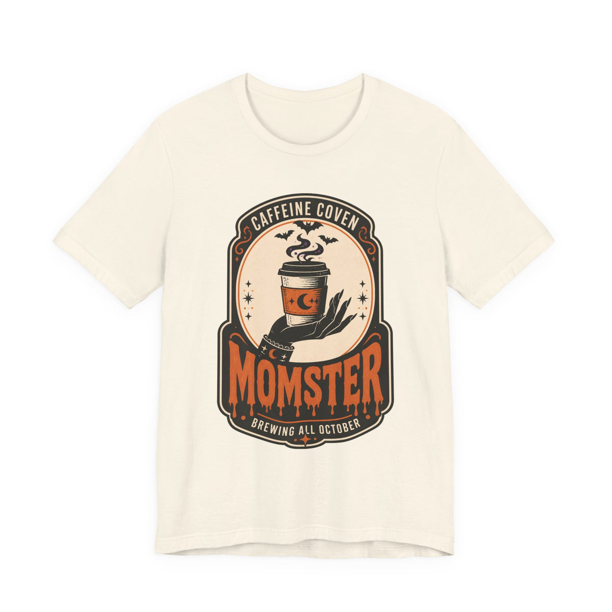 Halloween Momster Coffee Caffeine Shirt
