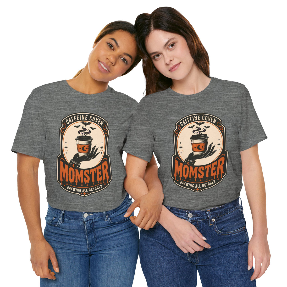 Halloween Momster Coffee Caffeine Shirt