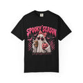 Spooky Season Ghost T-Shirt — Cute Pink Halloween Pumpkin & Trick-or-Treat Design