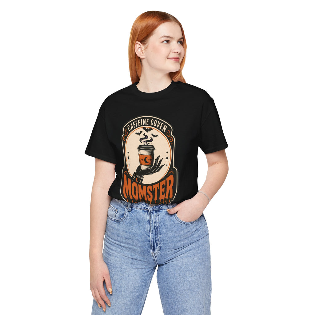 Halloween Momster Coffee Caffeine Shirt