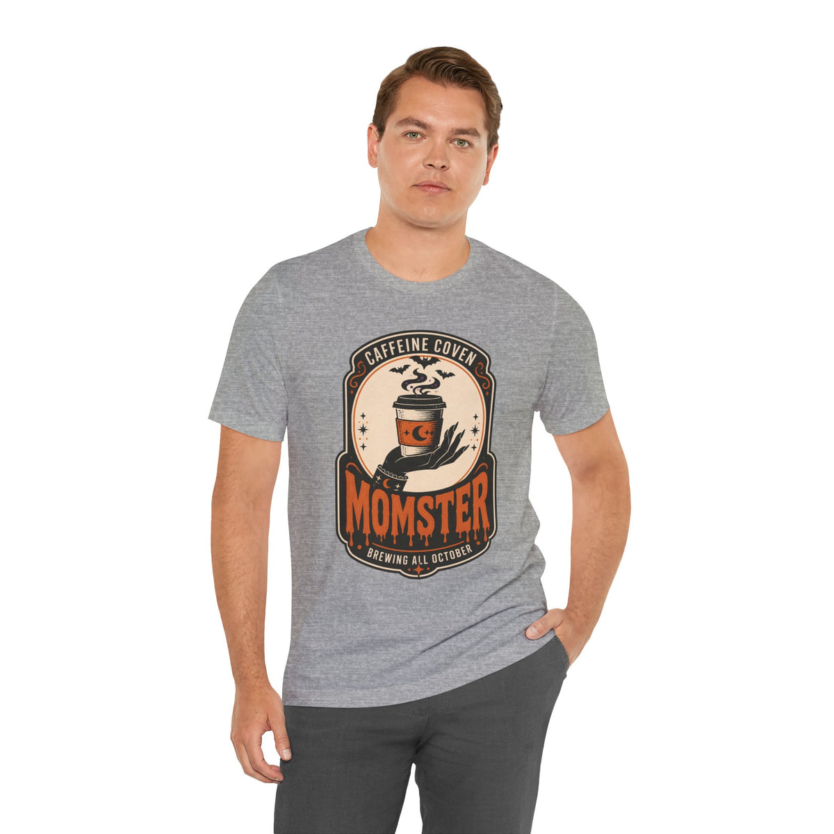 Halloween Momster Coffee Caffeine Shirt
